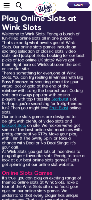 Wink Slots Casino Mobile screenshot